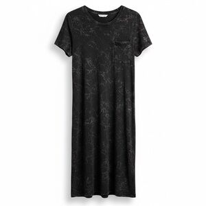 Time and Tru Black Midi Dress